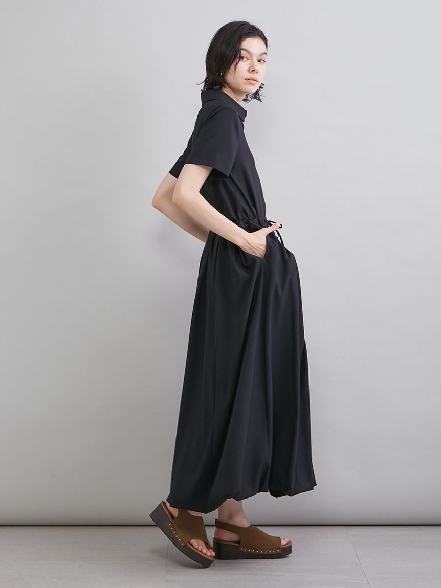 Mila Owen「リネン混バルーンシャツワンピース」|ワンピース|