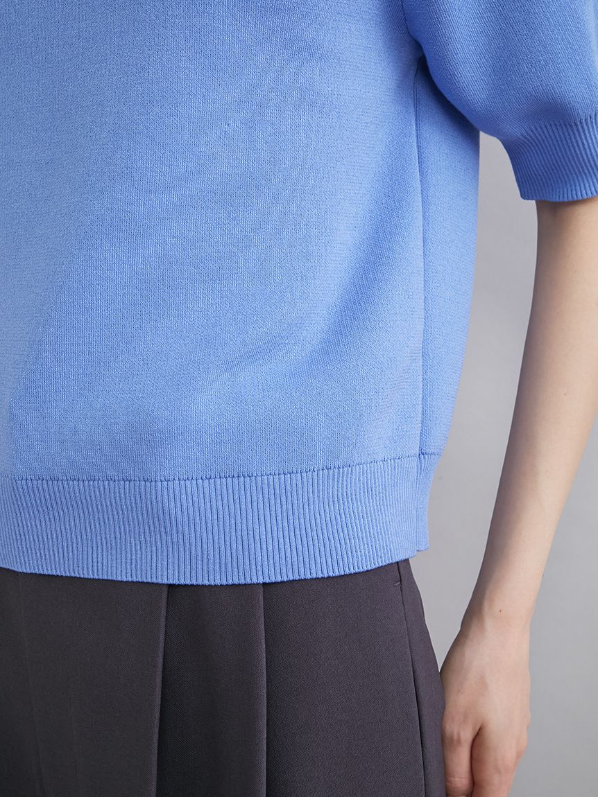 Mila Owen「スカラップレース衿ニットプルオーバー」|ニット・セーター|