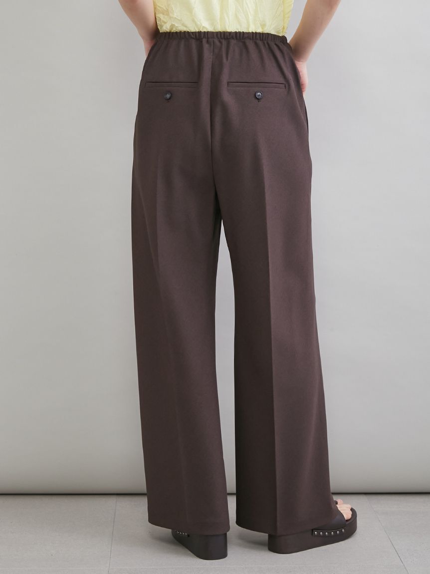 Mila Owen「ウエストゴムワイドイージーパンツ」|チノ|