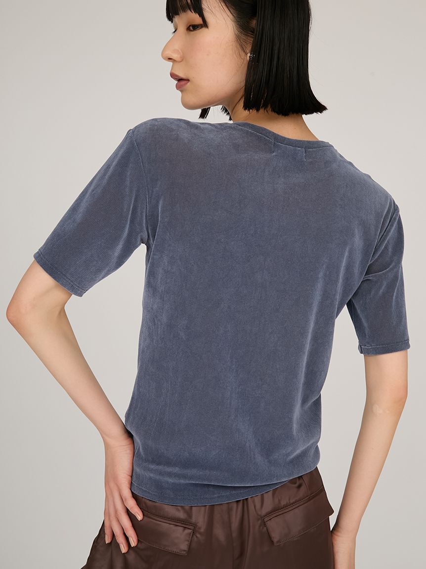 emmi atelier「シアーフロッキートップス」|Tシャツ・カットソー|