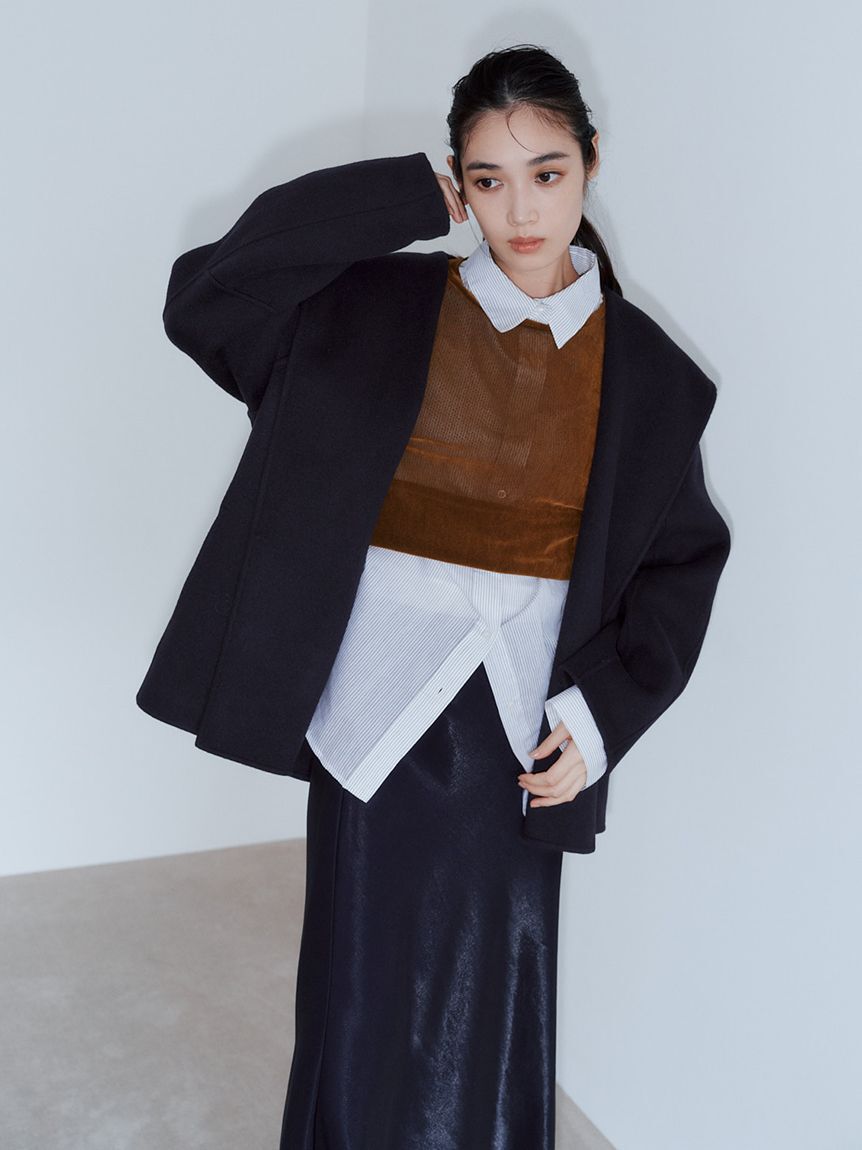 emmi atelier「シアーフロッキートップス」|Tシャツ・カットソー|