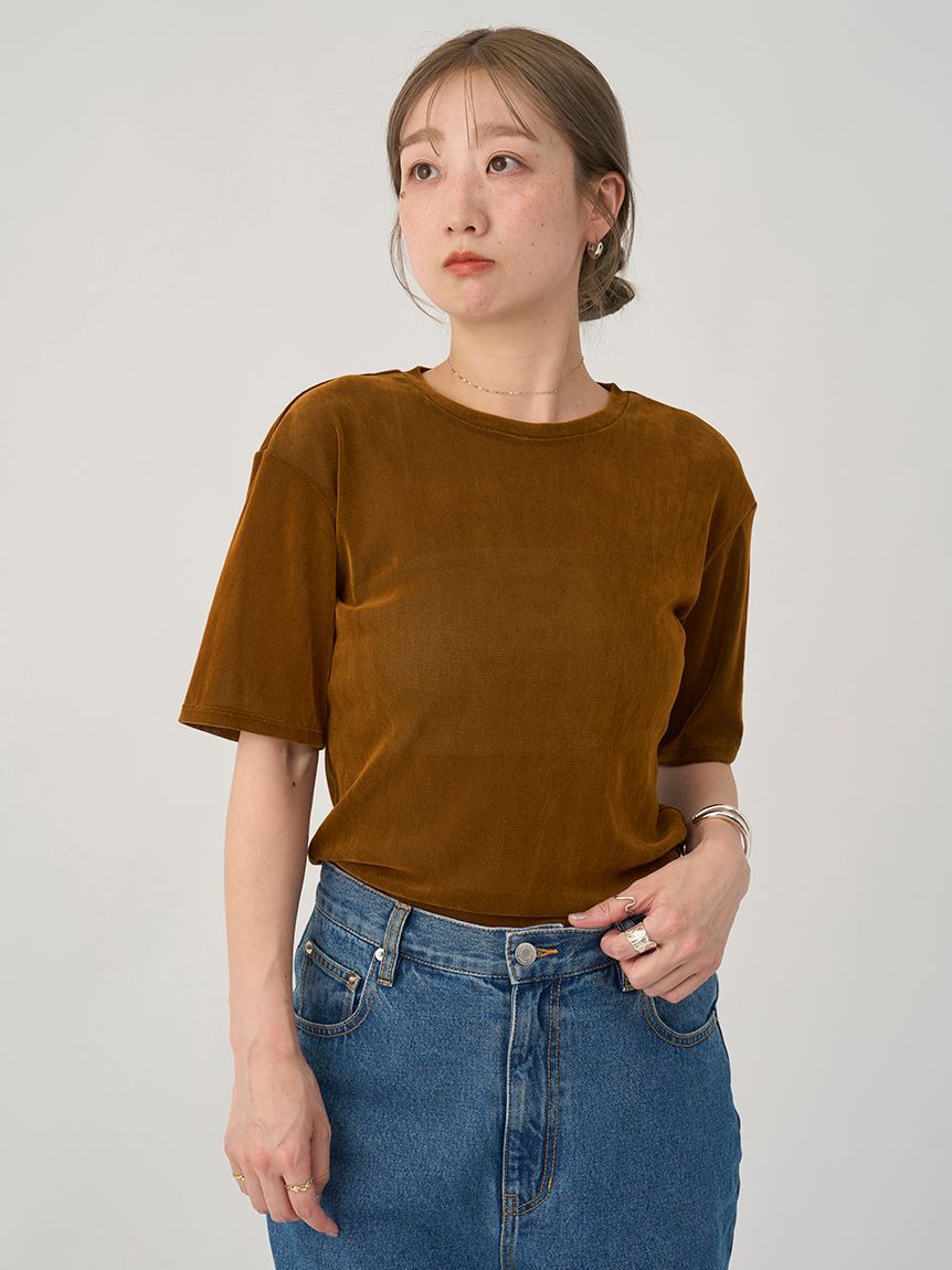 emmi atelier「シアーフロッキートップス」|Tシャツ・カットソー|CML