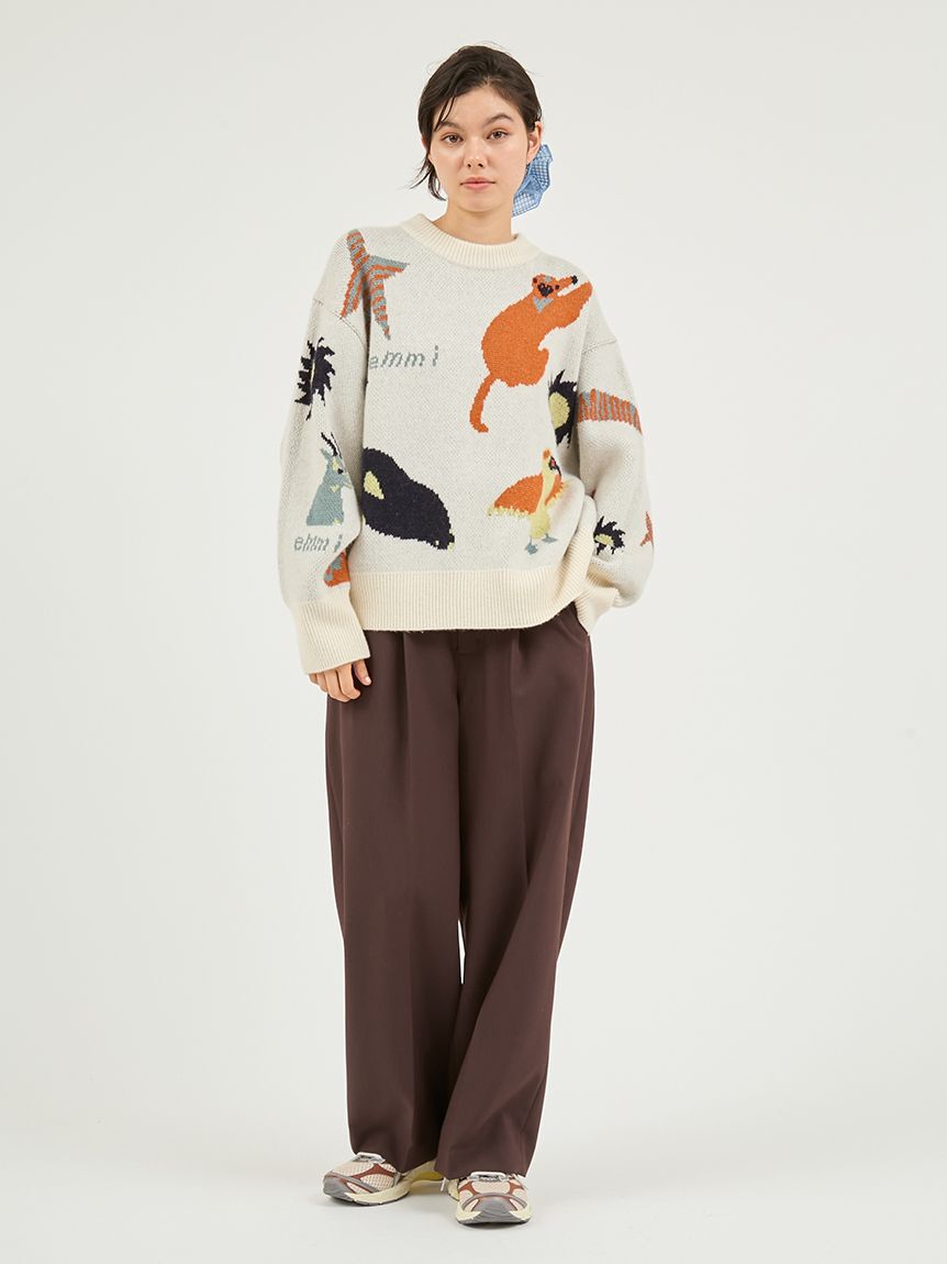 emmi atelier「【Global warming】 ジャガードニットトップス」|ニット・セーター|