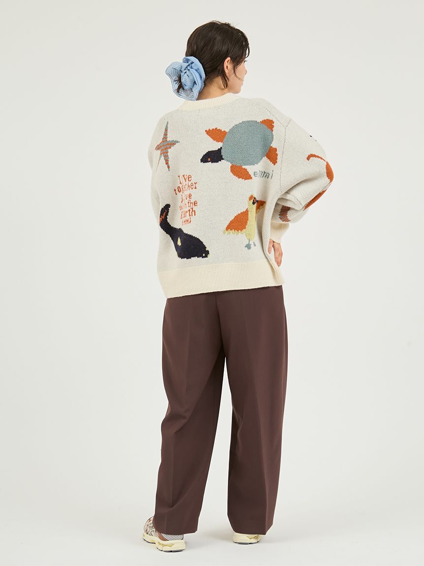 emmi atelier「【Global warming】 ジャガードニットトップス」|ニット・セーター|