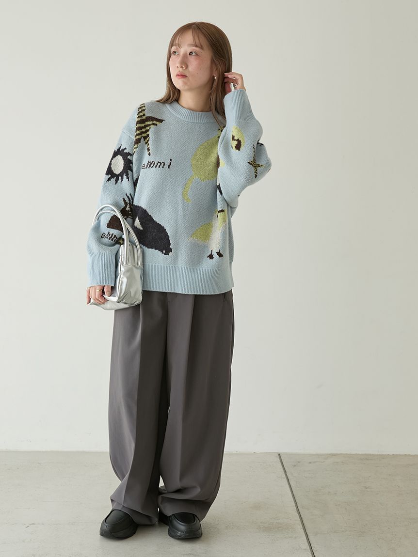 emmi atelier「【Global warming】 ジャガードニットトップス」|ニット・セーター|