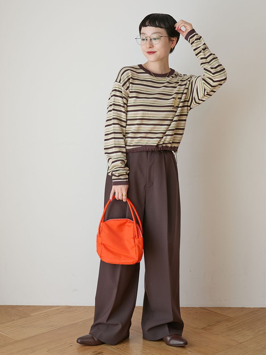 emmi atelier「【Global warming】ボーダーニットトップス」|ニット・セーター|