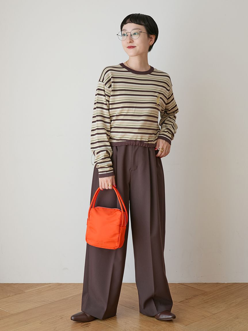 emmi atelier「【Global warming】ボーダーニットトップス」|ニット・セーター|