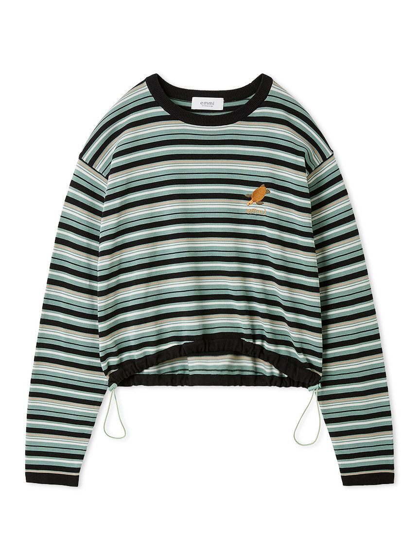 emmi atelier「【Global warming】ボーダーニットトップス」|ニット・セーター|