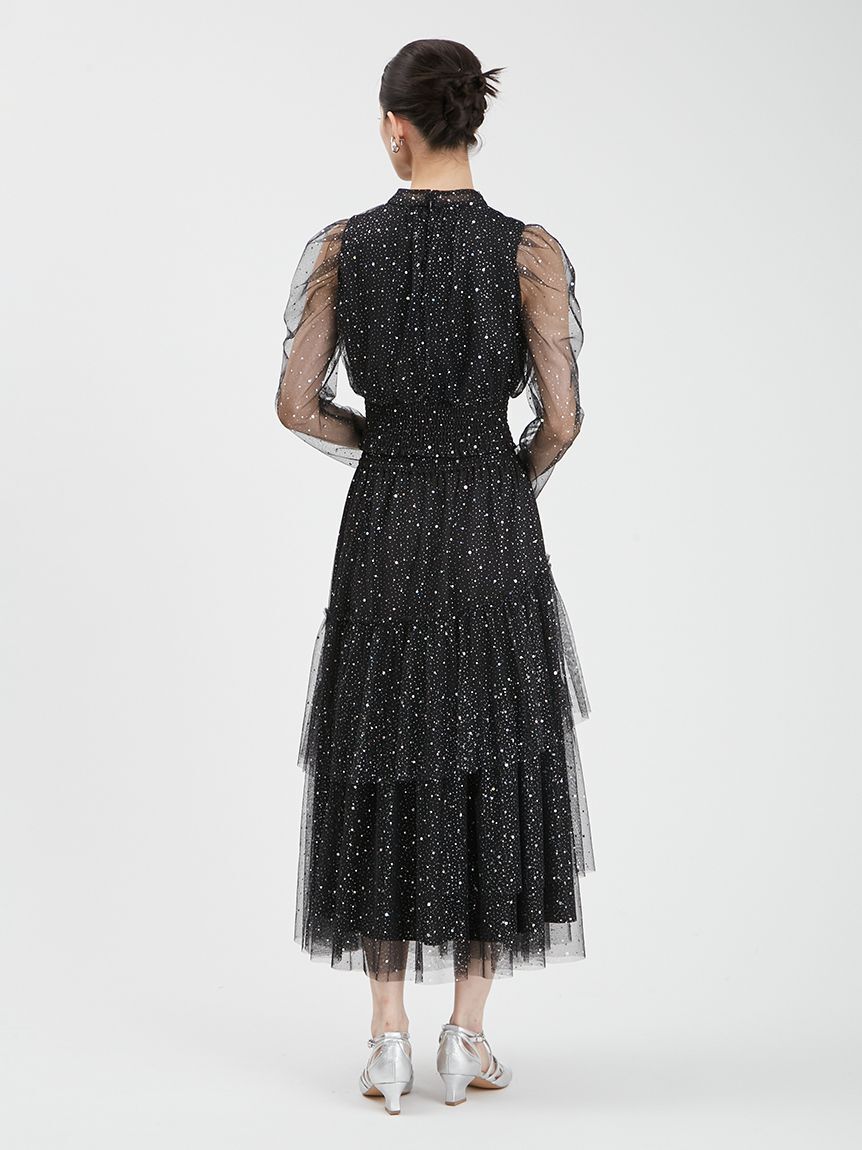 FURFUR「【WEB・一部店舗限定カラー】セパレートラメチュールドレス」|ドレス|