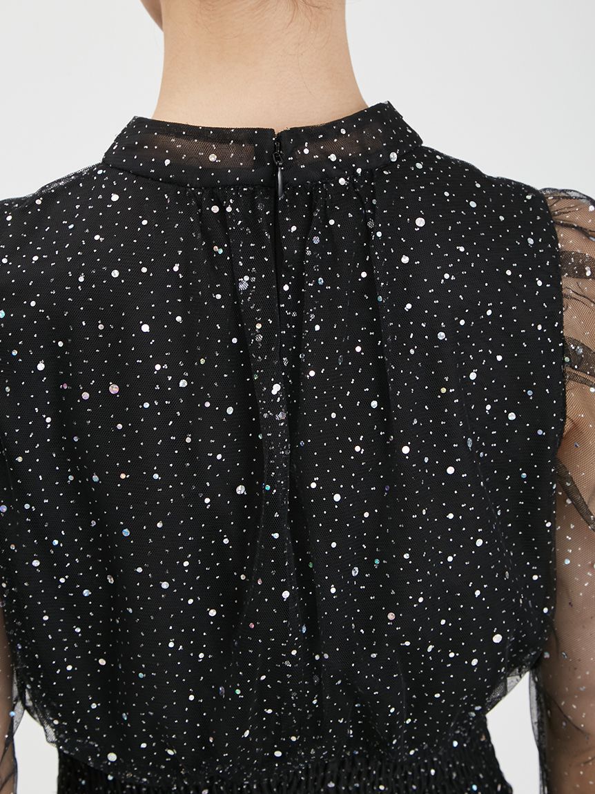 FURFUR「【WEB・一部店舗限定カラー】セパレートラメチュールドレス」|ドレス|