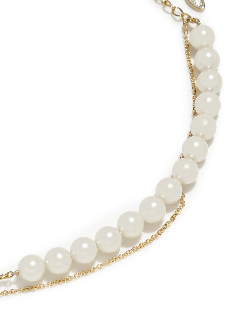 FURFUR「ロゴパールネックレス」|ネックレス|