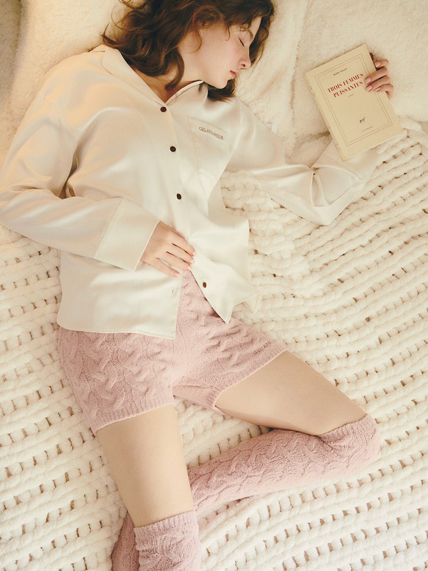 gelato pique Sleep「【Sleep】ケーブルニット ウエストウォーマーパンツ」|その他|