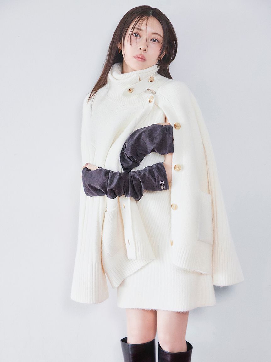 SNIDEL「ステンカラーニットジャケットカーディガン」|カーディガン|OWHT