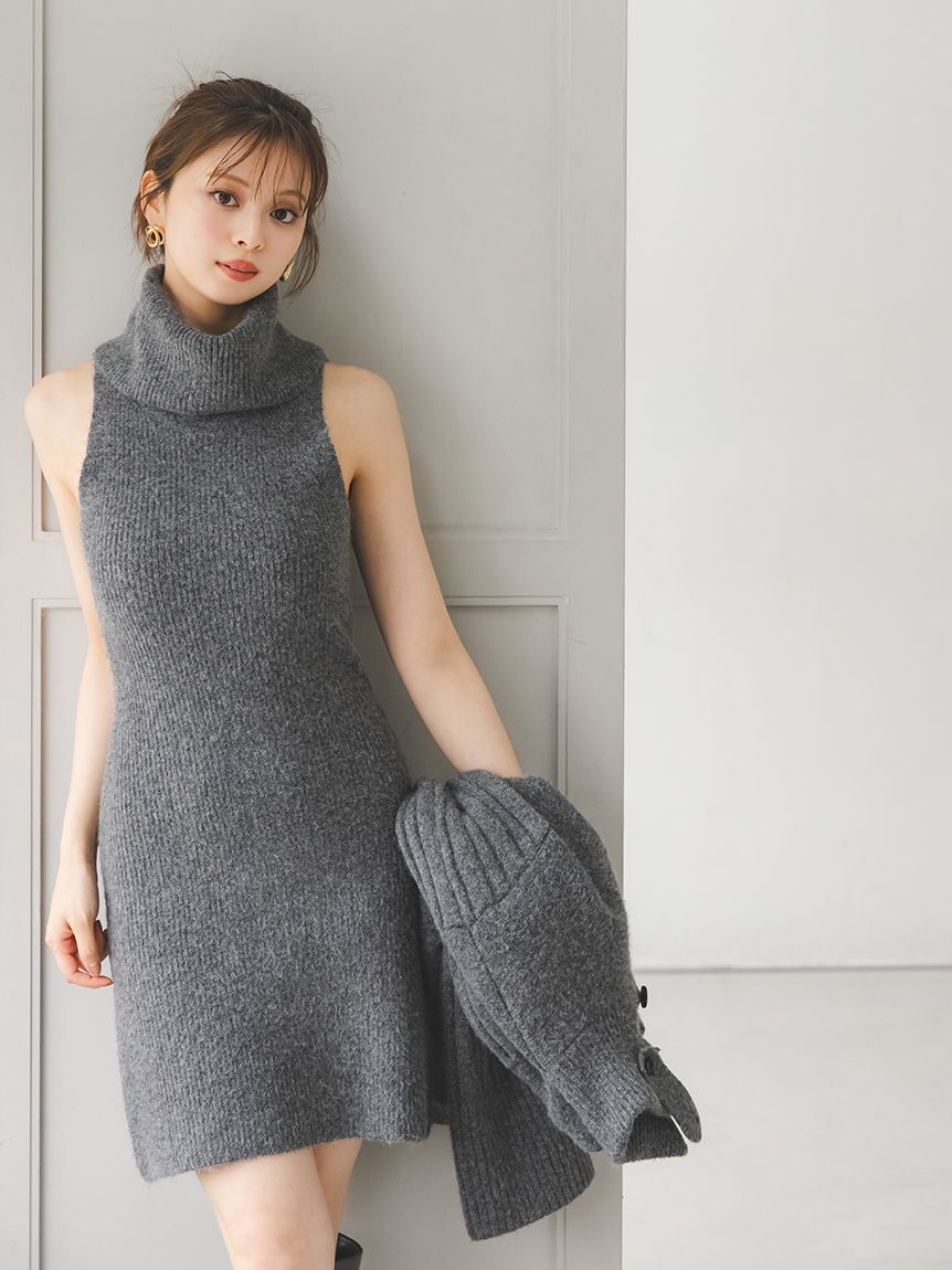 SNIDEL「ステンカラーニットジャケットカーディガン」|カーディガン|