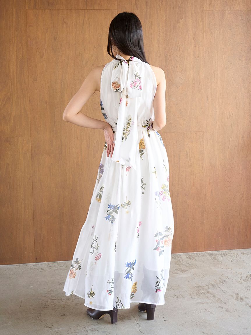 SNIDEL「Sustainableフラワーモチーフワンピース&times;ボレロセット」|ワンピース|