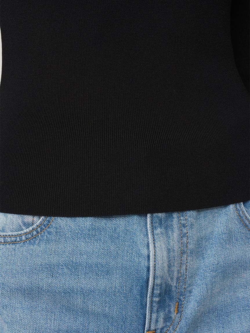 SNIDEL「バルーンフリルニットプルオーバー」|ニット・セーター|