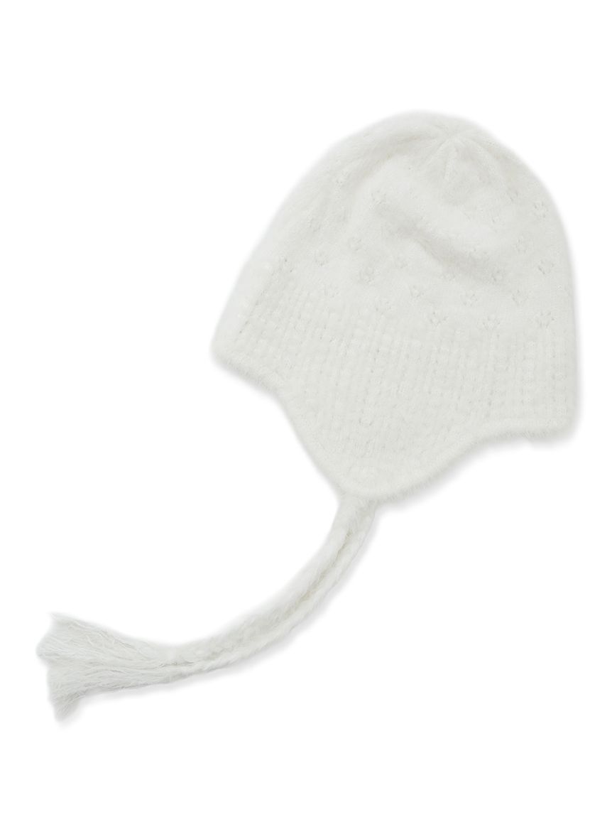 LILY BROWN「フェザークロシェニット帽」|ニット帽|