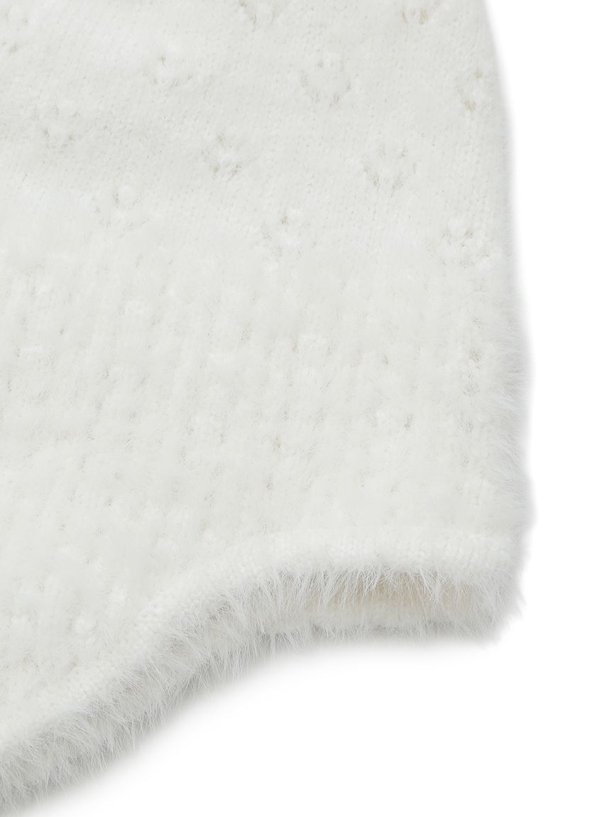 LILY BROWN「フェザークロシェニット帽」|ニット帽|