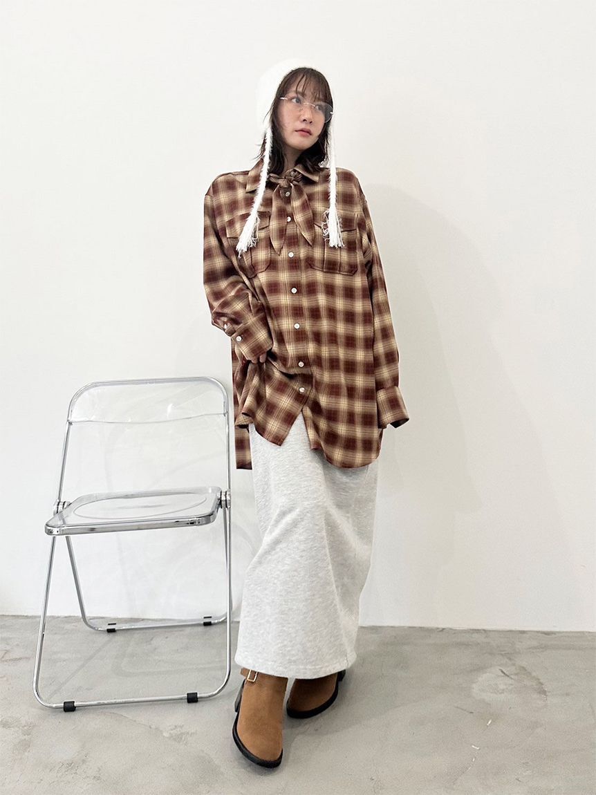 LILY BROWN「フェザークロシェニット帽」|ニット帽|