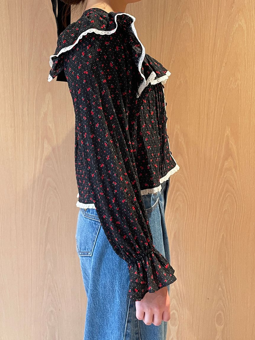 LILY BROWN「コットンフリルブラウス」|シャツ・ブラウス|