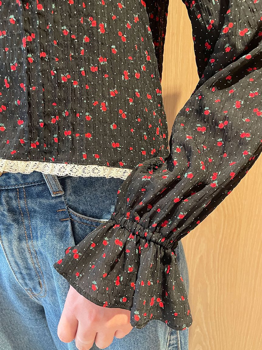 LILY BROWN「コットンフリルブラウス」|シャツ・ブラウス|