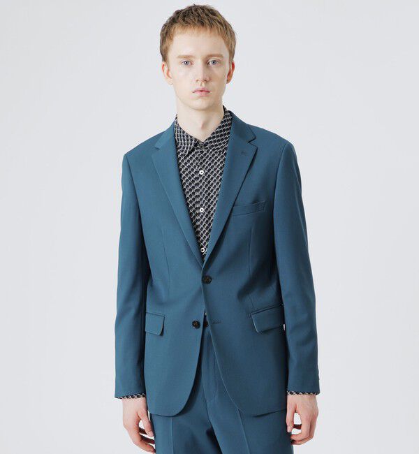  「VISLYハイカウントツイル ジャケット」|テーラードジャケット|カーキ