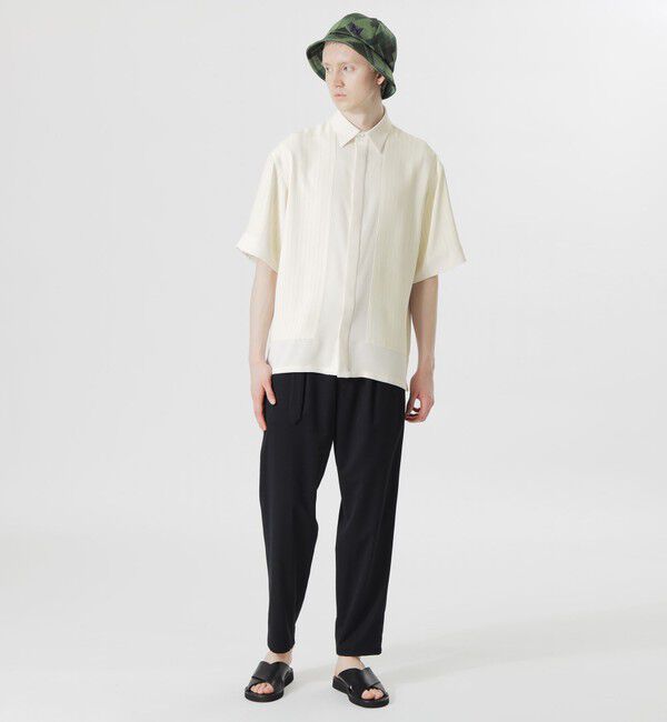  「ブロッキングショートスリーブシャツ」|シャツ・ブラウス|