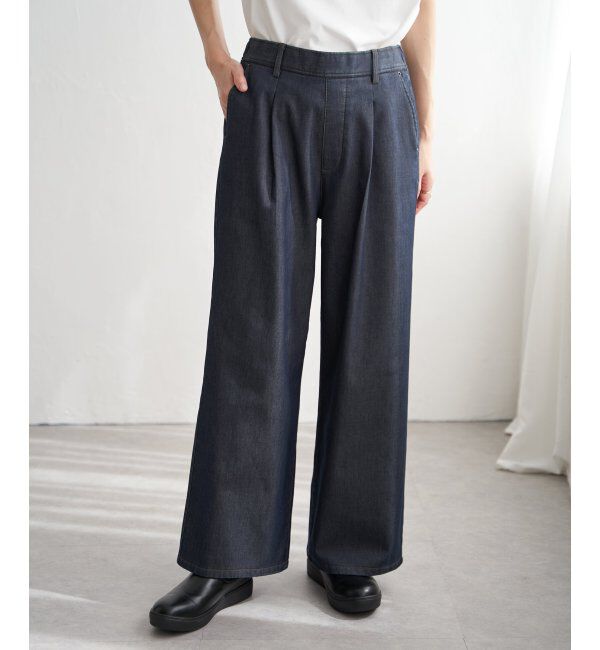 ikka「あたたかボンディングワイドパンツ」|その他|