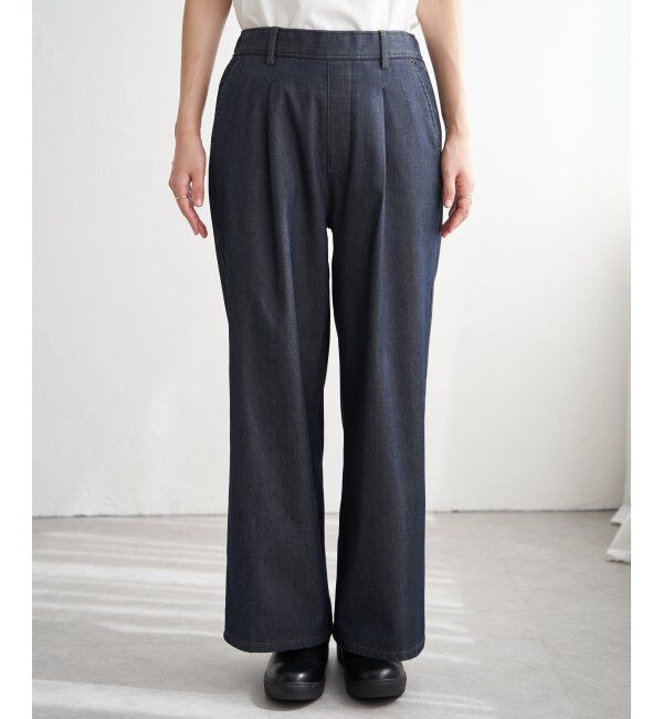 ikka「あたたかボンディングワイドパンツ」|その他|