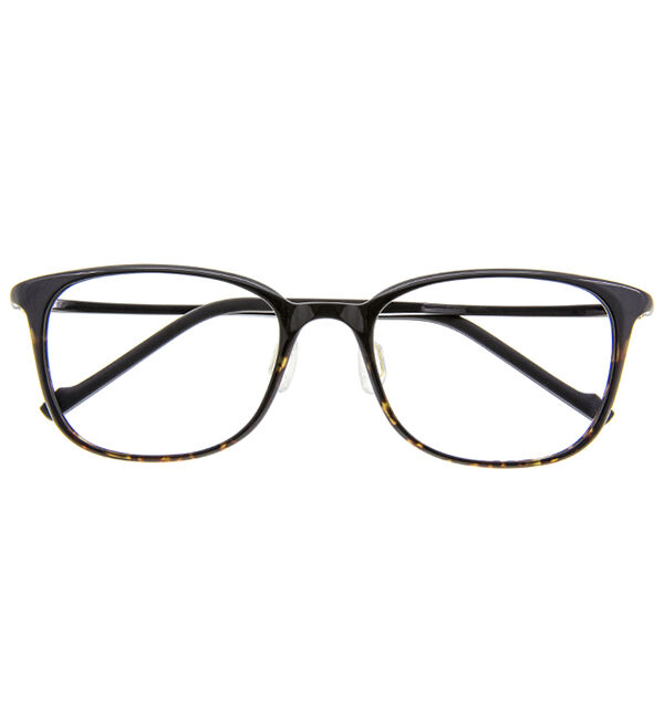  「Zoff SMART Skinny (ゾフ･スマート･スキニー) ウェリントン メガネ」|メガネ|黒2