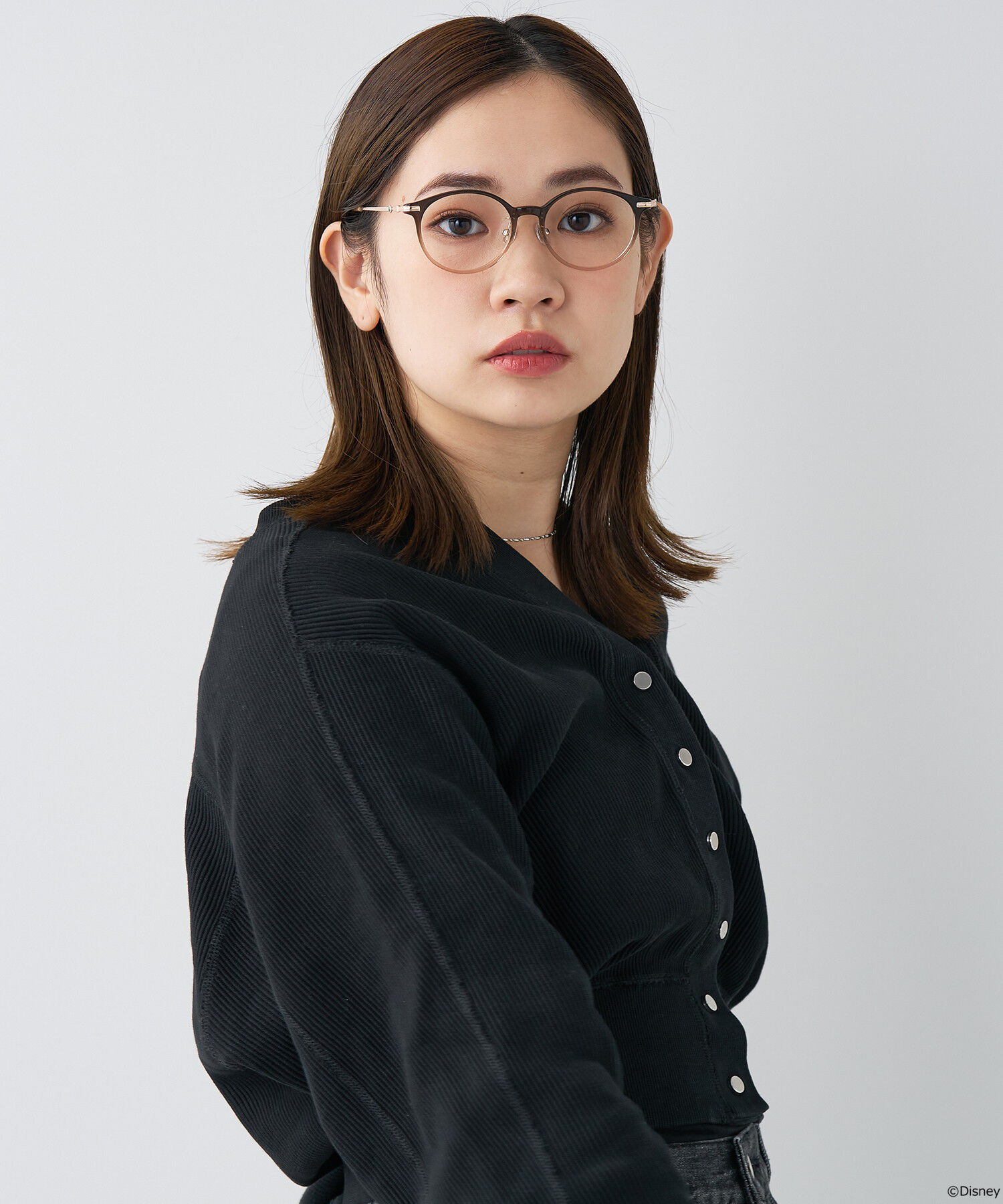  「ボストン型 メガネ｜Disney Collection created by Zoff "PRINCESS"『Jasmine』ジャスミン」|メガネ|