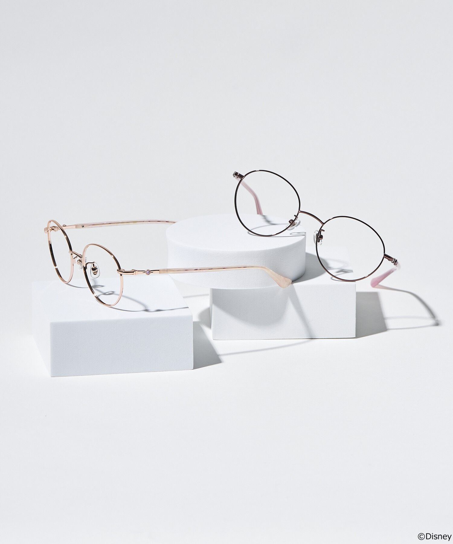  「ボストン型 メガネ｜Disney Collection created by Zoff "PRINCESS"『Rapunzel』 ラプンツェル」|メガネ|ピンク