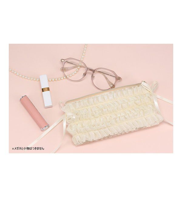  「メガネケース｜メガネケース サングラスケース リボン フリル ポーチ｜Zoff｜」|サングラス|