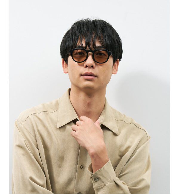  「【WEB限定】ボストン型 調光サングラス | クラウンパント 軽量 紫外線対策 UVカット レンズの色が変わる」|サングラス|