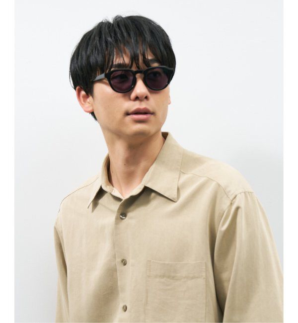  「【WEB限定】ボストン型 調光サングラス | クラウンパント 軽量 紫外線対策 UVカット レンズの色が変わる」|サングラス|