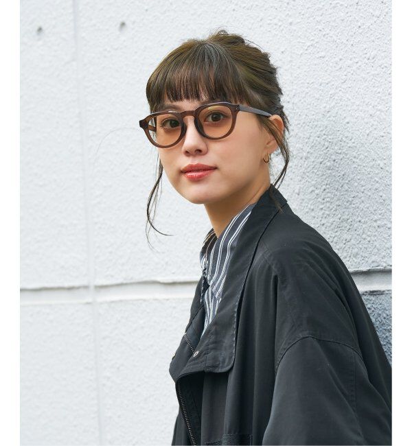  「【WEB限定】ボストン型 調光サングラス | クラウンパント 軽量 紫外線対策 UVカット レンズの色が変わる」|サングラス|