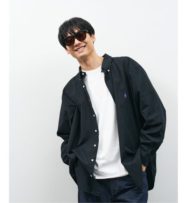  「【WEB限定】ウェリントン型 サングラス | 軽量 カラーレンズ トレンド 紫外線対策 UVカット 大きめサイズ」|サングラス|