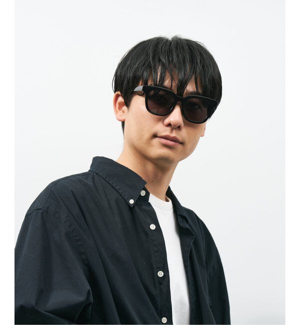  「【WEB限定】ウェリントン型 サングラス | 軽量 カラーレンズ トレンド 紫外線対策 UVカット 大きめサイズ」|サングラス|