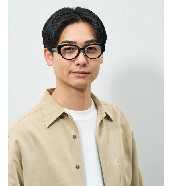  「フォックス型 メガネ | キャッツアイ 黒縁フレーム 伊達メガネ ユニセックス CLASSIC  レンズ交換券付」|メガネ|