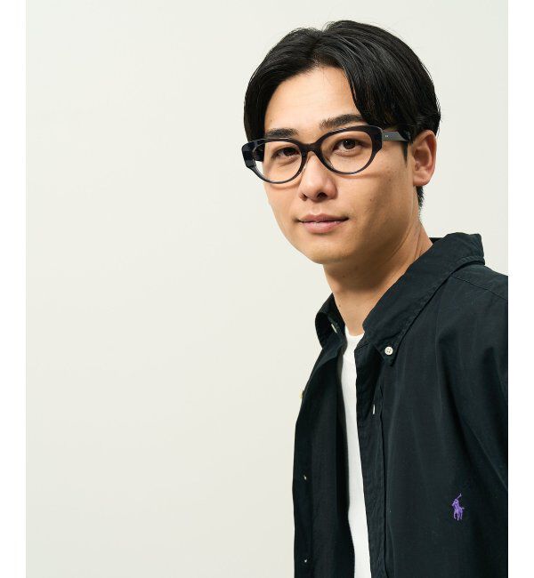  「フォックス型 メガネ | キャッツアイ 黒縁フレーム 伊達メガネ ユニセックス CLASSIC  レンズ交換券付」|メガネ|