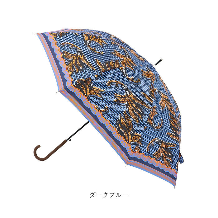 BACKYARD FAMILY「晴雨兼用傘 レディース 通販 日傘 長傘 雨傘 55cm アフリカン 柄 晴雨兼用 傘 完全遮光」|傘|