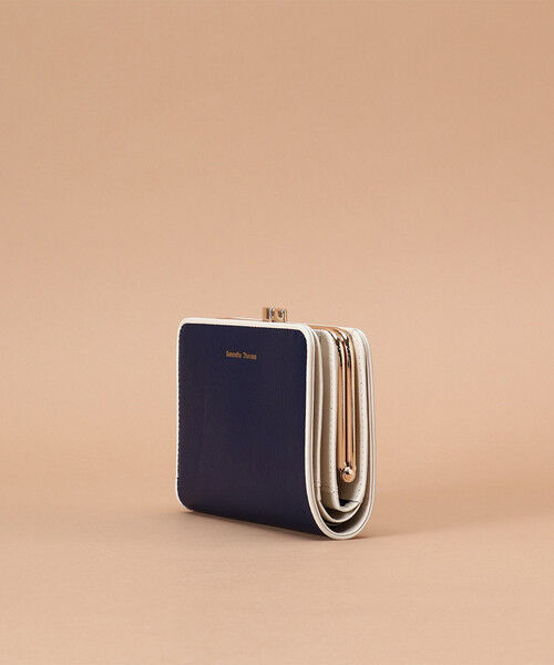 Samantha Thavasa「シンプルバイカラー口金折財布」|財布|