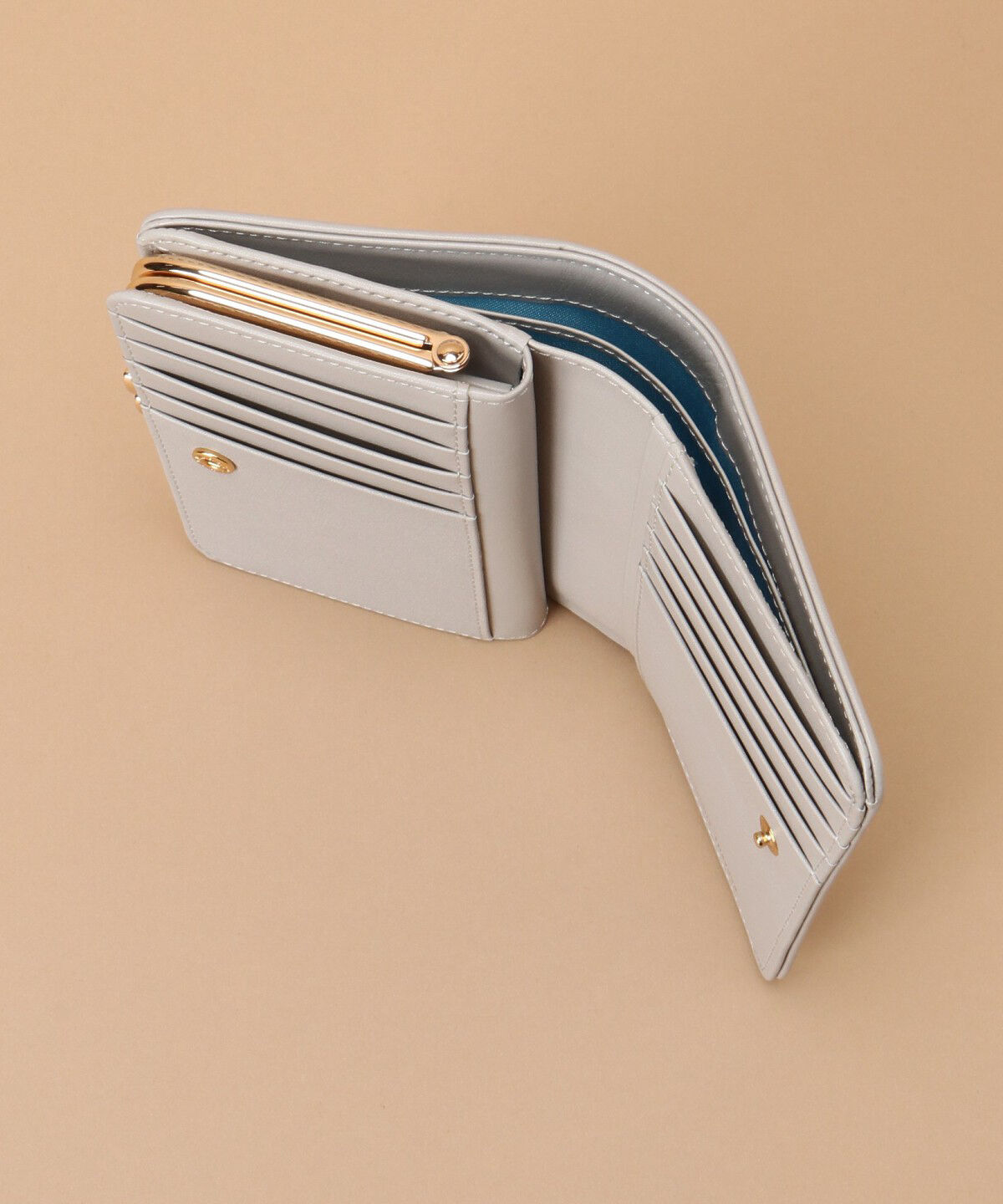 Samantha Thavasa「シンプルバイカラー口金折財布」|財布|