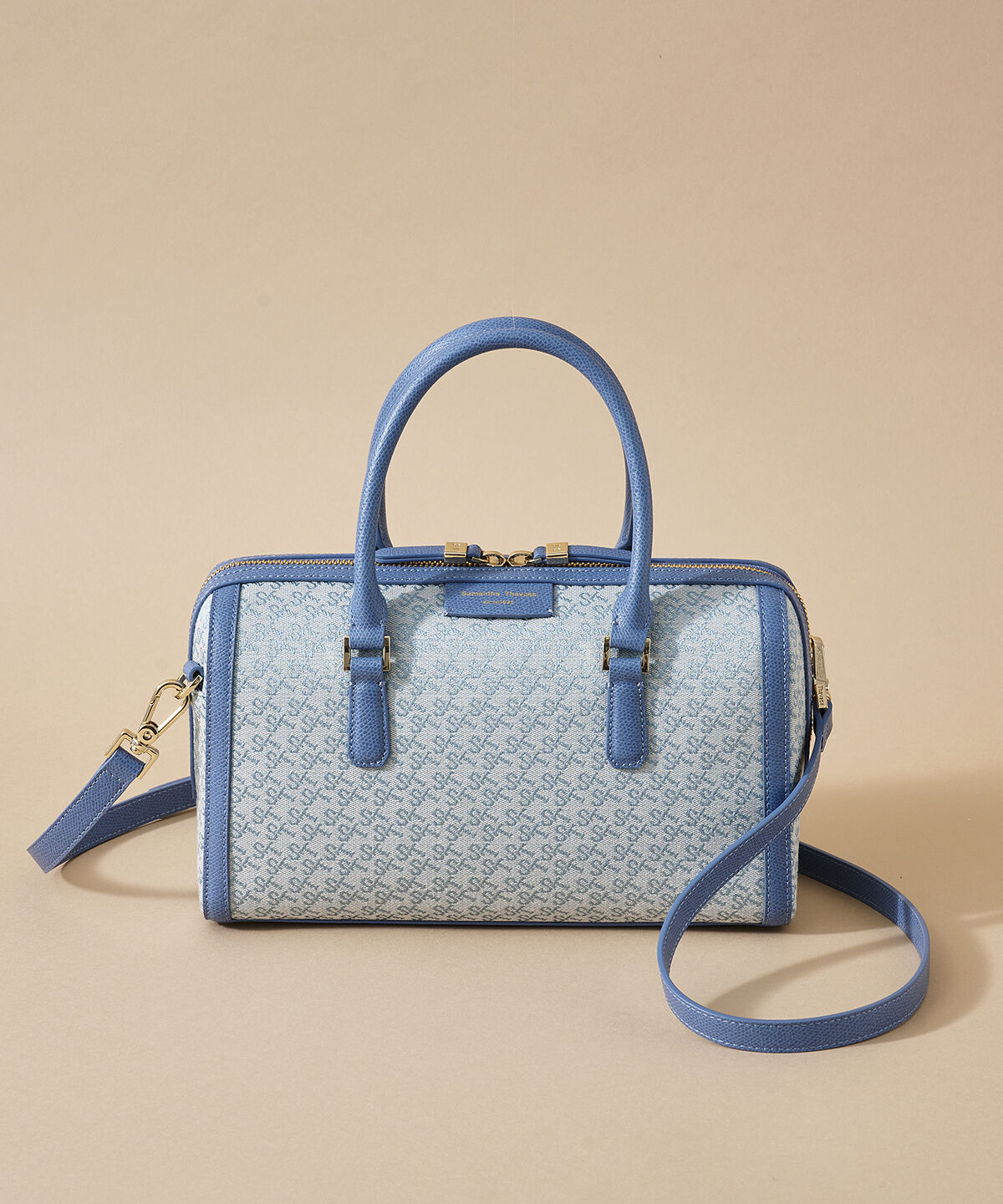 Samantha Thavasa「ST Jacquard ボストン オリゾンタール」|ボストンバッグ|