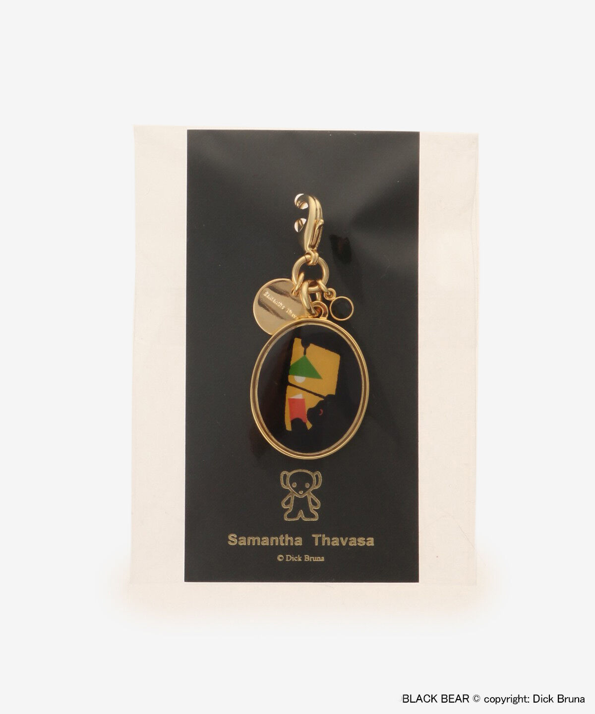 Samantha Thavasa「「ブラック・ベア」コラボ ファスナーチャーム 窓」|チャーム・キーホルダー|
