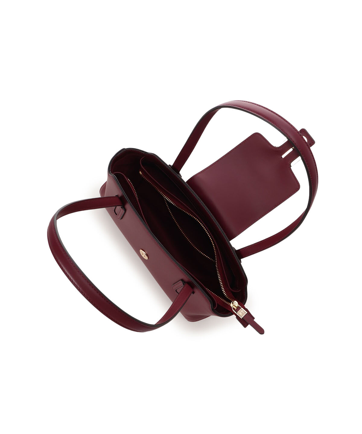 Samantha Thavasa「レザーサイドスタッズハンドバッグ」|ハンドバッグ|