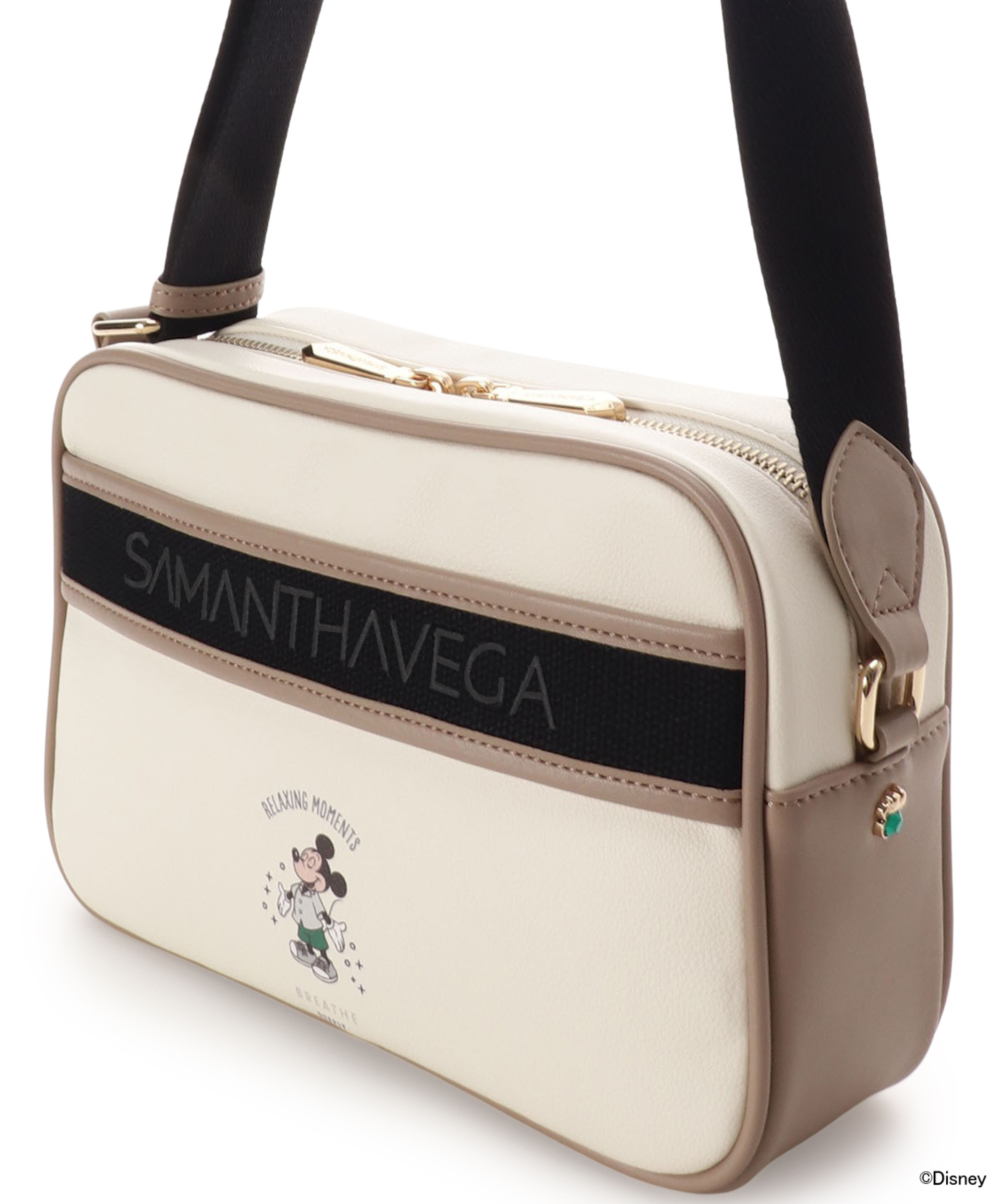 Samantha Vega「SAMANTHAVEGA/DISNEY DREAM TRAVELコレクション　ロゴテープショルダーバッグ」|ショルダー・メッセンジャー|