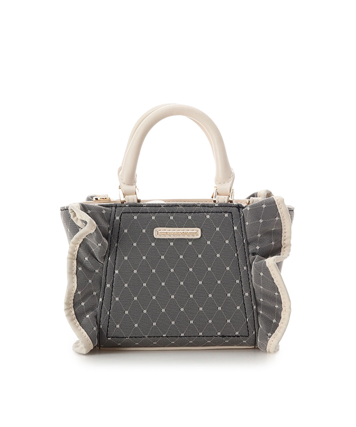 Samantha Vega「チュールフリルショルダーバッグ」|ショルダー・メッセンジャー|グレー