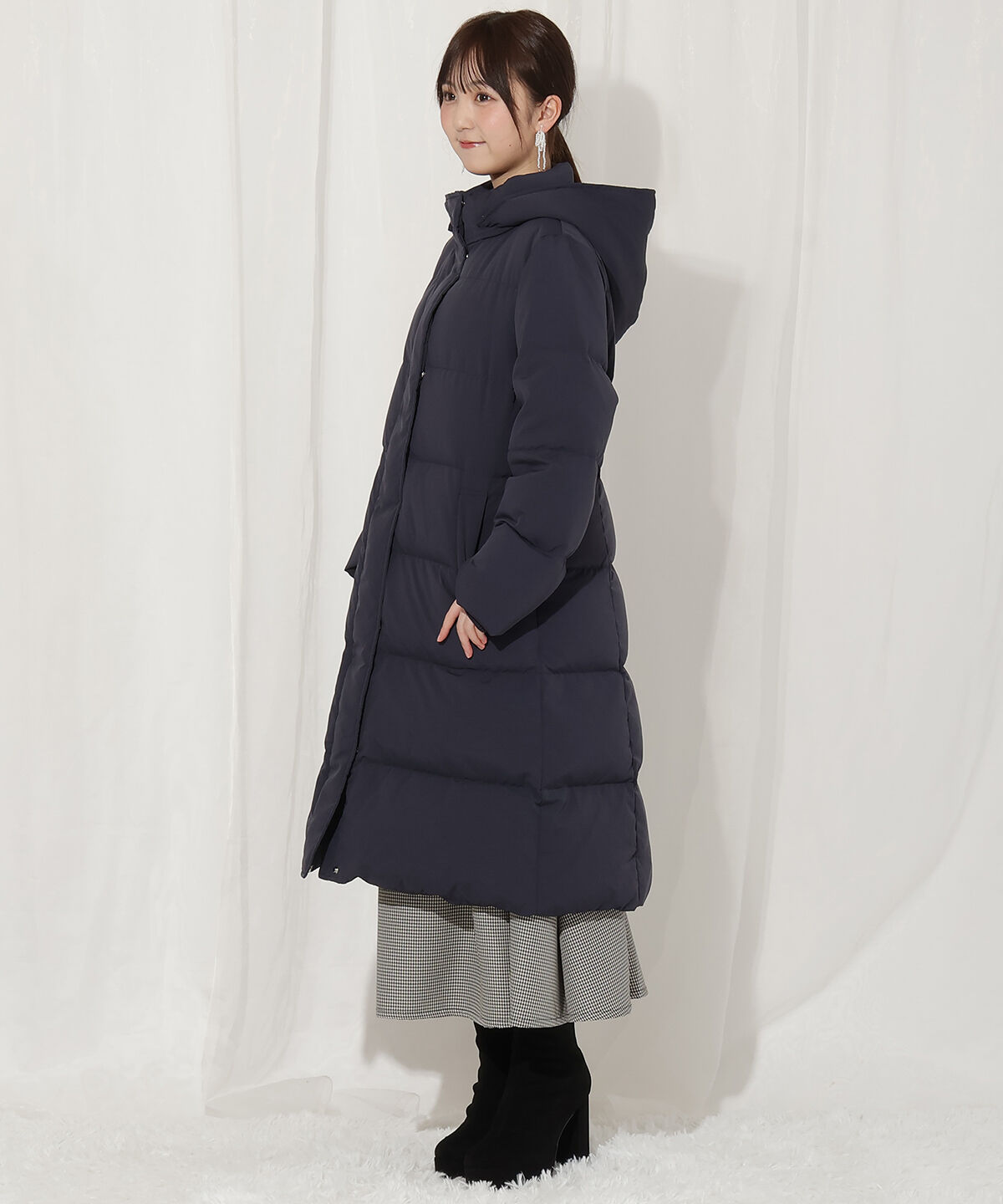 WILLSELECTION「FOXファー付きロングダウン」|ダウン|