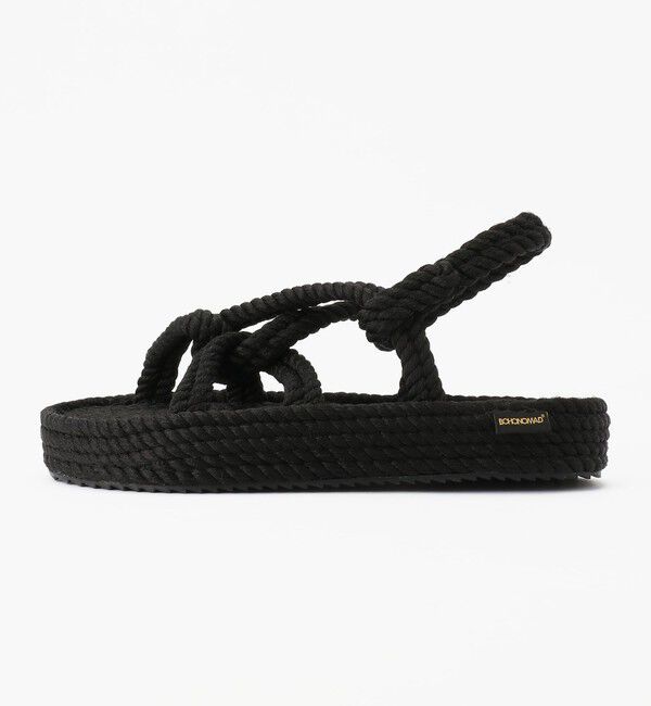BOHONOMAD「【BOHONOMAD】ボラボラ/ブラック/サンダル メンズ レディース/プラットフォーム ボホノマド」|サンダル|